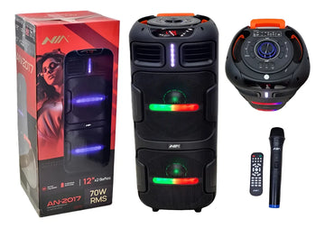 Parlante Cabina Sonido Recargable Micrófono 18000w Bluetooth