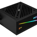 Fuente De Poder Aerocool Cylon Rgb 600w +80 Plus Bronze Black
