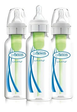 Teteros Dr Brown recién nacidos 8oz Boca estandar options+ 3 pack