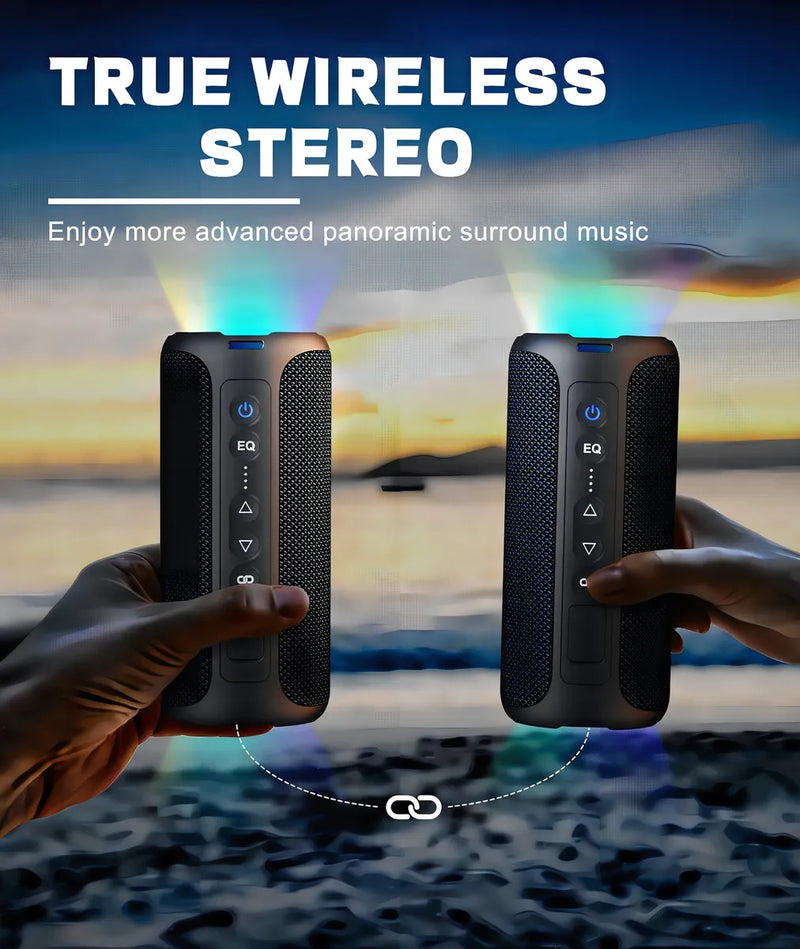 Ortizan - Altavoces Bluetooth, Altavoz Inalámbrico Portátil Color Color: Marino