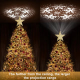 Estrella Navideña Iluminada Con Proyector 3d Led 6 Patrones