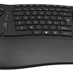 Teclado Klip Xtreme Transcend Wireless Ergonómico - Kbk-530s Color Del Teclado Negro