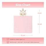 Pinnkku Toalla Con Capucha De Unicornio 3d, Toalla De Bano U