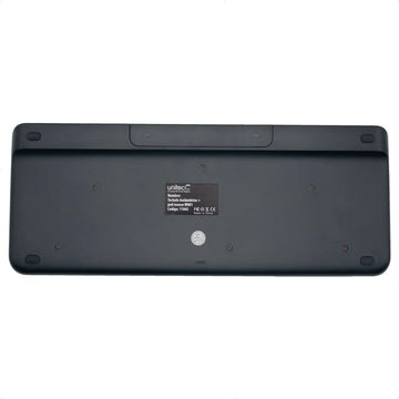 Teclado Inalámbrico Con Touchpad W001 Unitec Teclado Negro Idioma Qwerty
