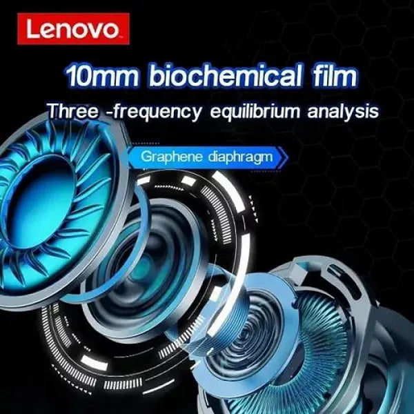 Audífonos Lenovo Gm2pro Inalambrico Gaming Deportivos Negro