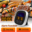 Termómetro Digital Carne Pantalla Táctil Lcd, Temporizador