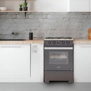 Estufa Romero Vidrio Haceb 50 Cms Gas Natural Negra Color Negro 120