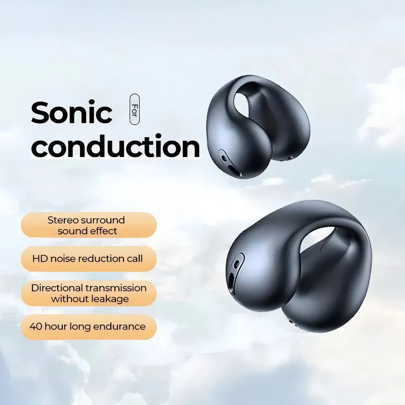 Auriculares deportivos Bluetooth de Ambie, color negro