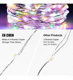 Extensión 100 Luces Navideñas Led Sf 33 Pies Con Control