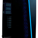 Chasis Unitec X3106b Tira Led Negro + 1 Fan Rgb