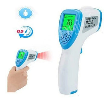 Combo Tensiómetro Digital Con Voz+termómetro Digital+pilas Blanco