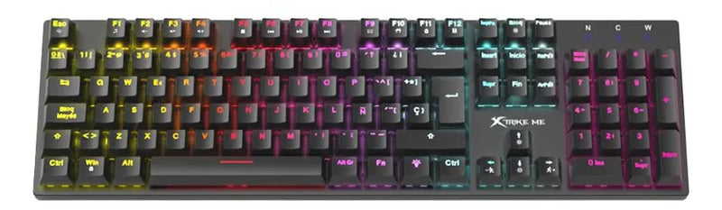 Teclado Gamer Mecanico Retroiluminado Usb Xtrike Me Gk-988