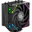 Cooler Cpu Xyz Thermax 4 Black Vortex Argb Fan Pwm Control
