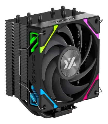 Cooler Cpu Xyz Thermax 4 Black Vortex Argb Fan Pwm Control