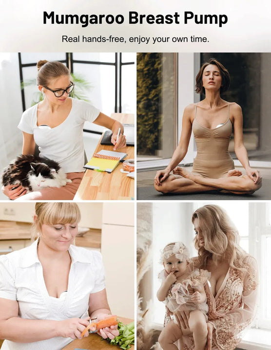 Extractor De Leche Manos Libres Con Pantalla Led.