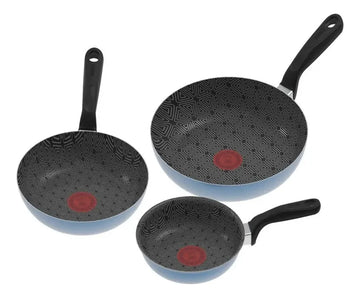 Juego De 3 Sartenes Imusa Talen 16 - 20 - 24cm Talent Azul Azul Marino