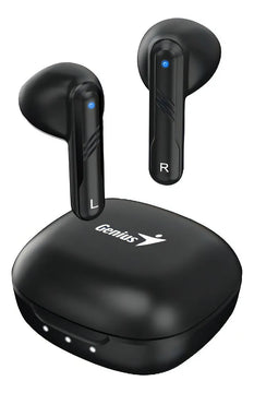 Micrófono Auricular Genius Hs-m905bt Negro Color de la luz Azul
