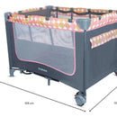 Cuna Corral Bebé Con Mecedora + Cambiador Magic Bebesit Con Ruedas