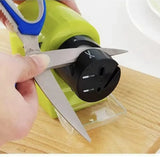 Afilador De Cuchillos Tijeras Destornilladores Electrico - Verde