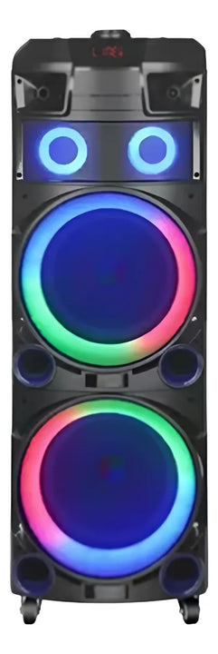 Parlante Bluetooth Ndr-7022 Torre Sonido Con Mic Negro