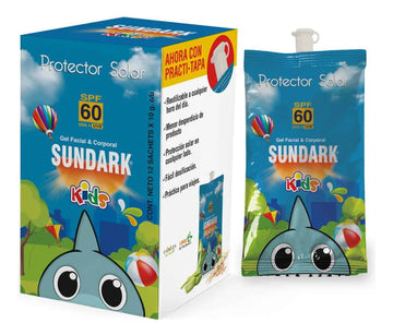 Protector Solar Arawak Sundark Kids Spf 60 Sachet 10 Caja 12