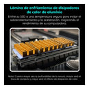 Kit Disipador M2 Aluminio Con Thermal Pad Memoria Nvme M.2