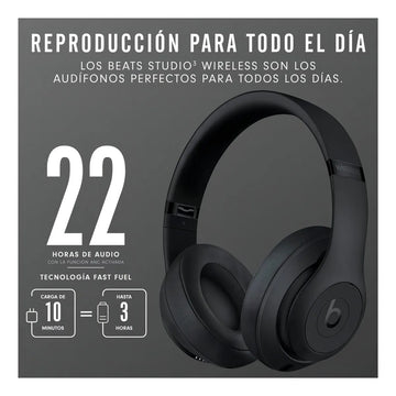 Audífonos Beats Studio³ Wireless - Matte black