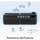 Bocina Bluetooth Portátil 1hora Boc060 Color Negro