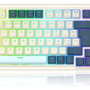 Teclado Wireless Redragon Eisa Pro K686wb Blanco Azul Rgb Ñ Blanco/azul Español Latinoamérica