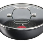 Olla Baja Tefal Unlimited 26cm Antiadherente Color Negro