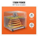 Air Fryer Horno Tostador Freidora De Aire 12en1 Cocina Plateado