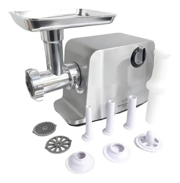 Molino Eléctrico Picador De Carne Procesador Renahouse Plateado