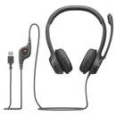 Audífonos / Diadema Con Micrófono Logitech Usb Headset H390 Negro
