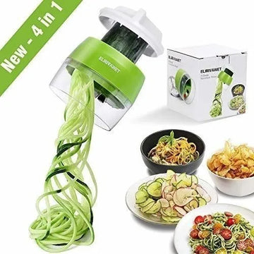 Cortador De Verduras De Mano 4 En 1 Manual