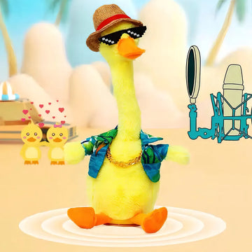 Pato Peluche De Juguete Bailarin Imita Sonidos