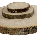Rodaja De Madera X2 Natural 10cm 2 X Rodajas De Madera Natural De 10 Cm
