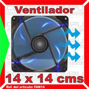 Zfan14 Ventilador 12v 14 Centimetros Molex 3 Pines Computoys
