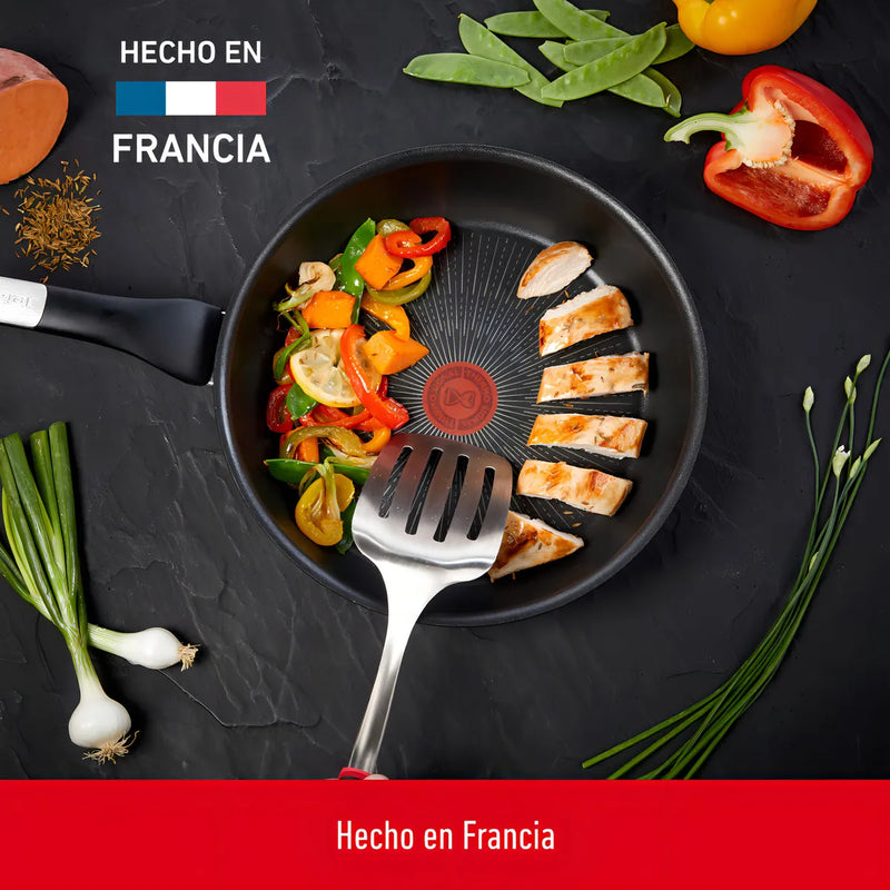 Sartén Tefal G2550702 Unlimited 30cm Antiadherente Color Negro
