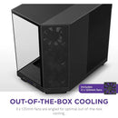Nzxt H6 Flow | Cc-h61fb-01 | Caja Compacta De Flujo De Aire Black