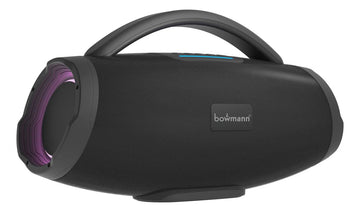 Parlante Bluetooth Tws Portatil Bafle Bateria Ipx5 Bowmann Color Negro
