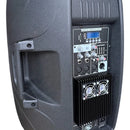 Cabina Activa 15 Audio Sound As-900 Base Y Micrófono 9000w Negro