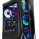 Chasis Gabinete Iceberg Crystal Max - 4 Fans + Tira M-rgb Color Negro
