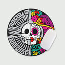 Pad Mouse Redondo Catrina Mexicana Iii 20cm X 20cm Catrina Ii Catrina Ii