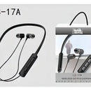 Audífono Bluetooh Diadema Nuca Cuello Microfono Control Color Negro