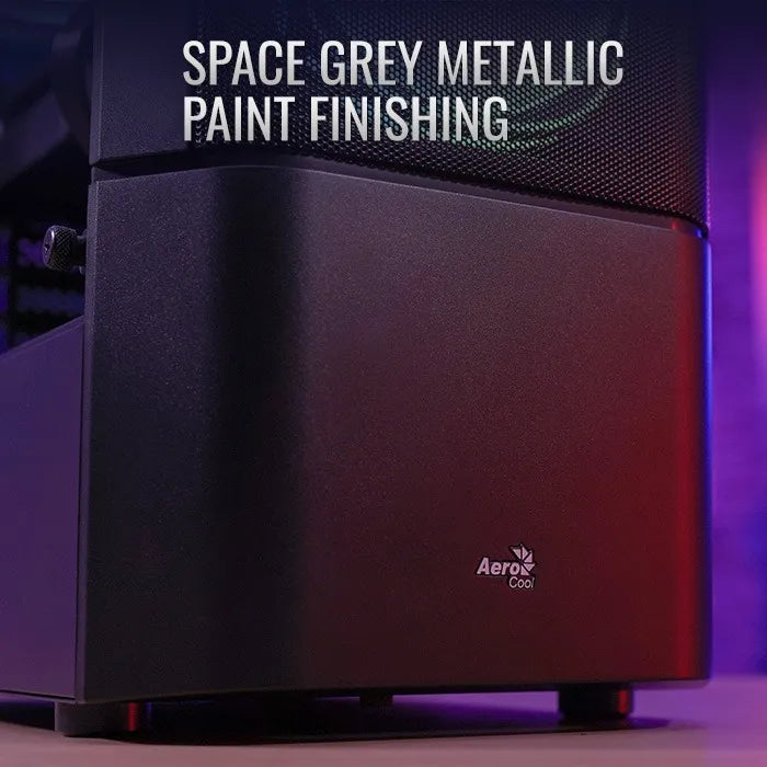Gabinete Gamer Aerocool Quantum Mesh 3 Ventiladores Argb Rgb