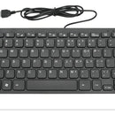 Teclado Alámbrico Aaa-1000 Compatible Con Windows Y Mac Color del teclado Negro
