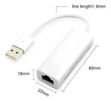 Adaptador Usb Ethernet Red Lan Ethernet Rj45 A Usb 2.0