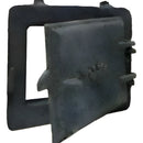 Puerta Para Estufa De Leña Pequeña 20cm X 17cm X 6cm Gris Oscuro