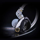 Auriculares in-ear gamer KZ Castor PRO bass version negro