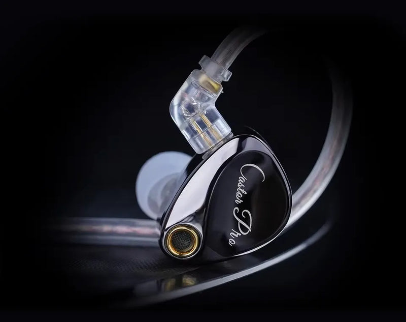 Auriculares in-ear gamer KZ Castor PRO bass version negro